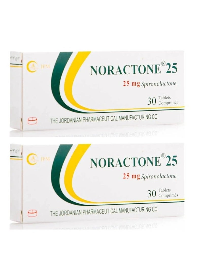 Noractone 25 mg Spironolactone Tablets 30 Count - Image 1